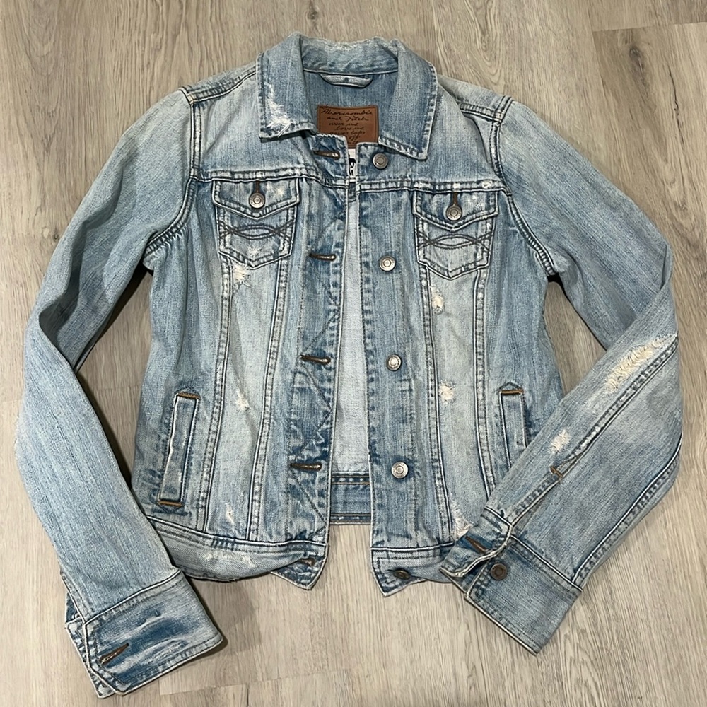 Vintage Y2K Abercrombie & Fitch Jean Jacket Size Medium